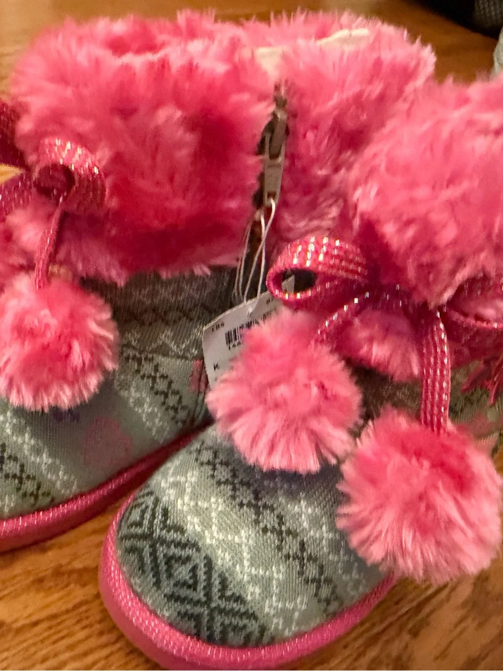 Disney Frozen Kids Pink Boots NWT 10 11 12
